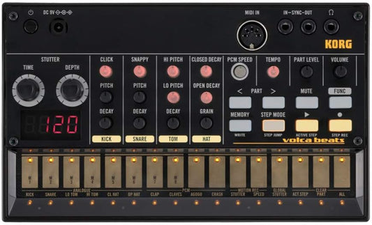 Korg VOLCABEATS Analog Rhythm Machine/Synthesizer