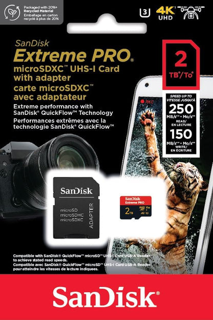 SanDisk 2TB Extreme PRO Micro SD Card