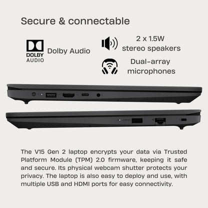 Lenovo V15 Series Laptop, 32GB RAM, 1TB SSD, Win 11 Pro