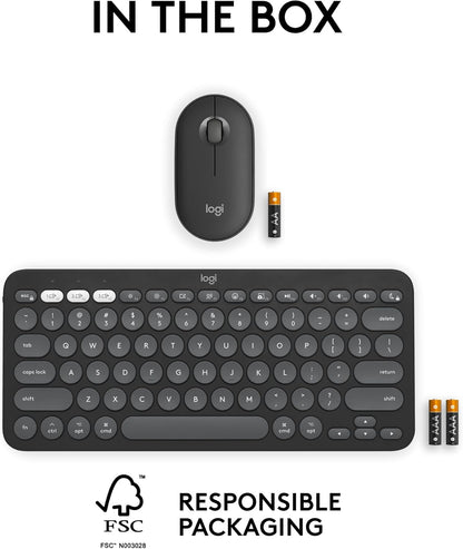 Logitech 920-012200 Pebble 2 Combo for Mac - Tonal Graphite