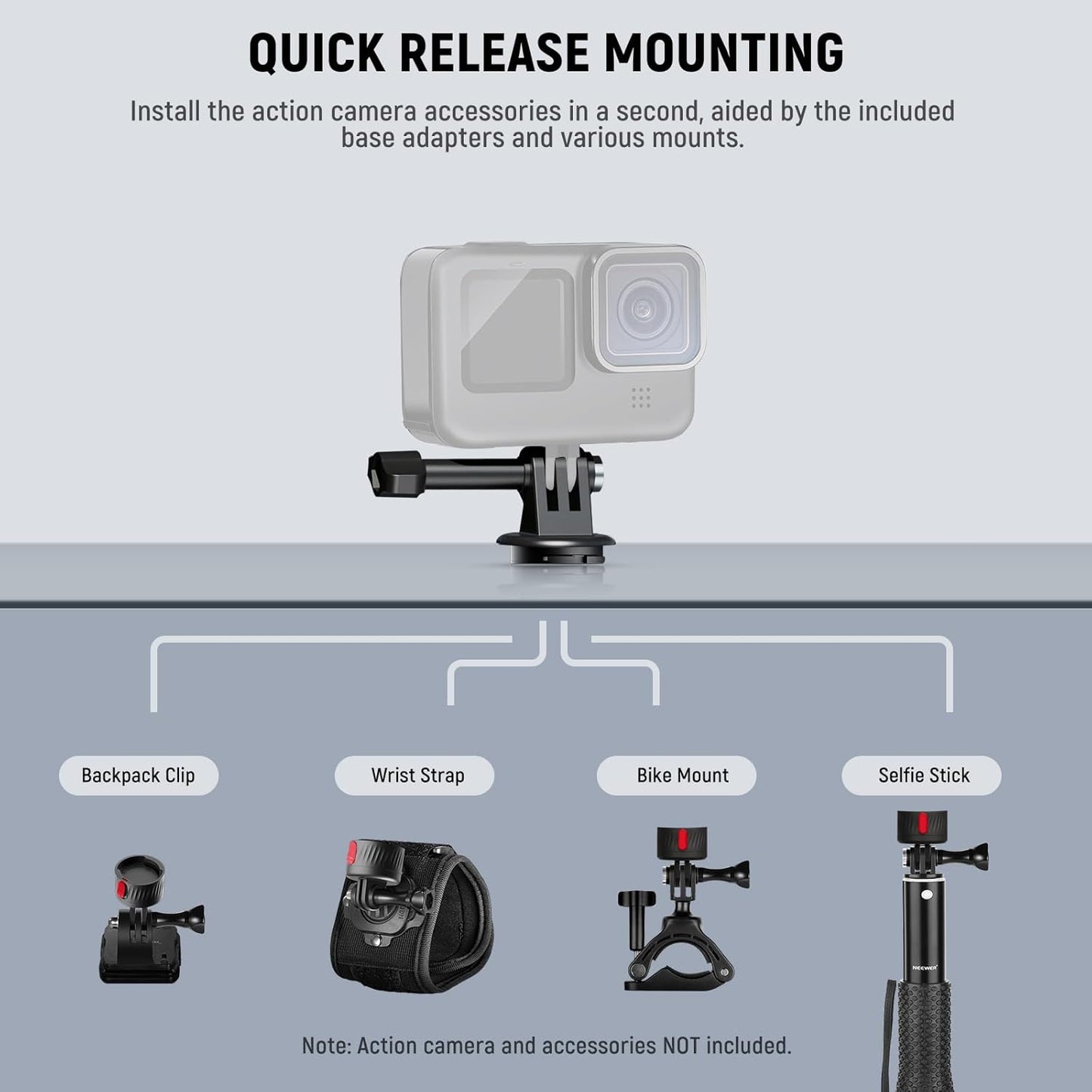 Neewer GP-65 65-in-1 Action Camera Accessory Kit