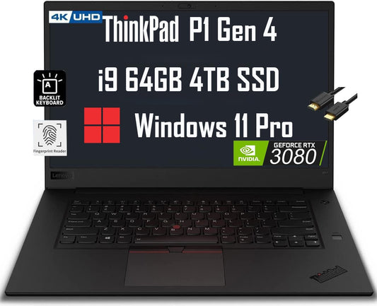 Lenovo P1 ThinkPad 16" 4K i9 RTX 3080 Workstation