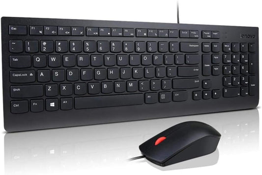 Lenovo 4X30L79883 Essential Wired Keyboard and Mouse Combo