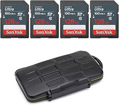 SanDisk Ultra 128GB SDXC 4-Pack Card Bundle