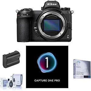Nikon Z 6II Mirrorless Camera Bundle Extra Battery
