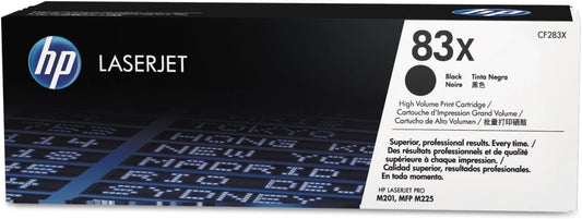 HP 83X Black High-Yield Toner Cartridge CF283X LaserJet