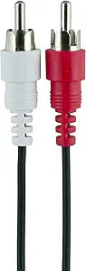 GE 34762 15ft RCA Stereo Audio Cable — main product image