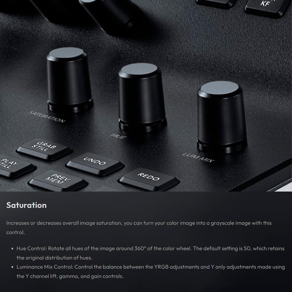 Blackmagic Design BMD-DV/RES/BBPNLMIC Davinci Resolve Micro Panel - Control Surface