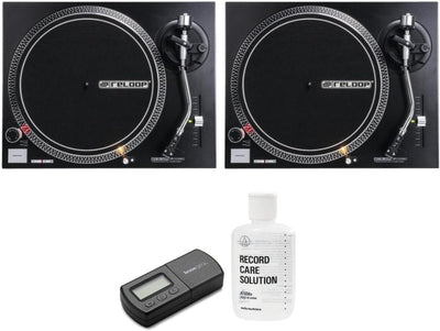 Reloop RP-2000 MK2 DJ Turntable Pair Bundle