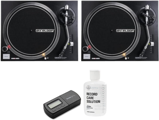 Reloop RP-2000 MK2 DJ Turntable Pair Bundle