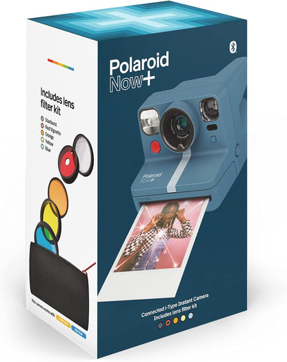 Polaroid Now+ Renewed Blue Gray Instant Camera