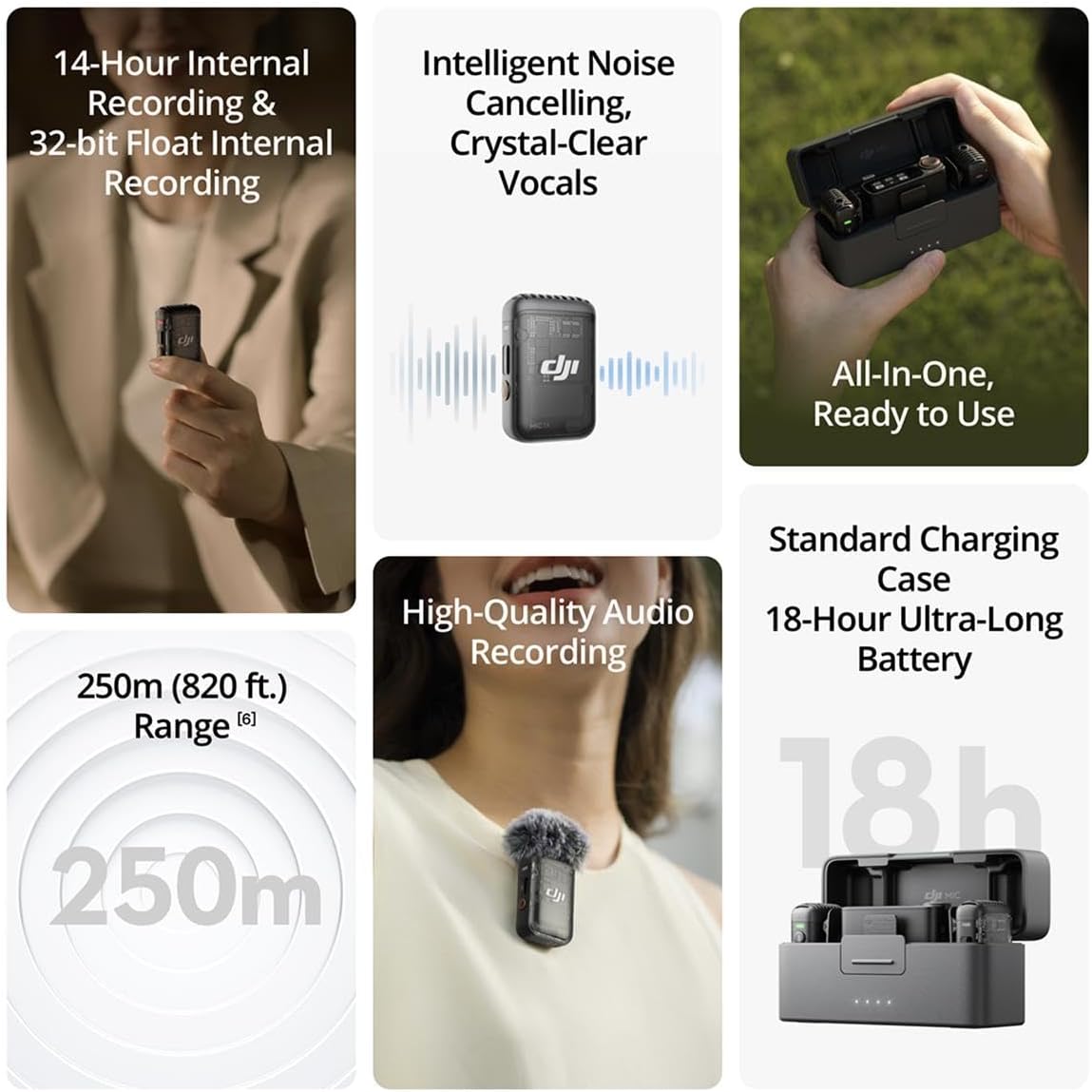 DJI Mic 2 Wireless Microphone System Bundle