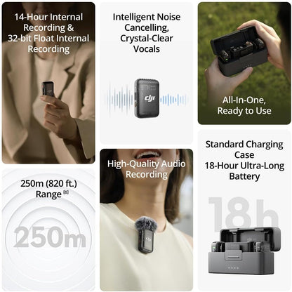 DJI Mic 2 Wireless Microphone System Bundle