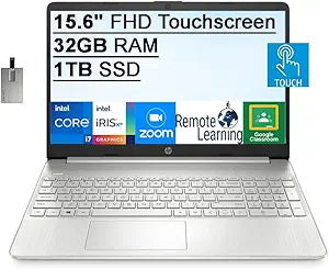 HP 15.6" FHD Touchscreen i7-1165G7 32GB 1TB SSD Laptop