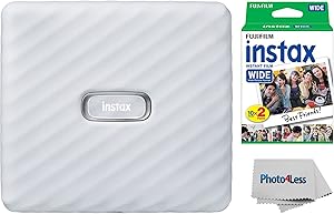 Fujifilm Instax Link Wide Printer Bundle White + Film