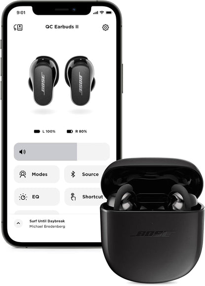 Bose 870730-0010-cr QuietComfort II Noise Cancelling Earbuds Renewed