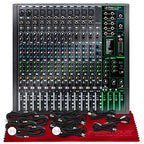 Mackie ProFX16v3 16-Channel Sound Mixer Bundle
