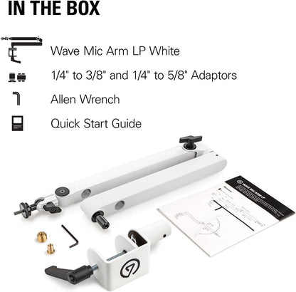 Elgato 20AAN9903-wt Wave Mic Arm LP White