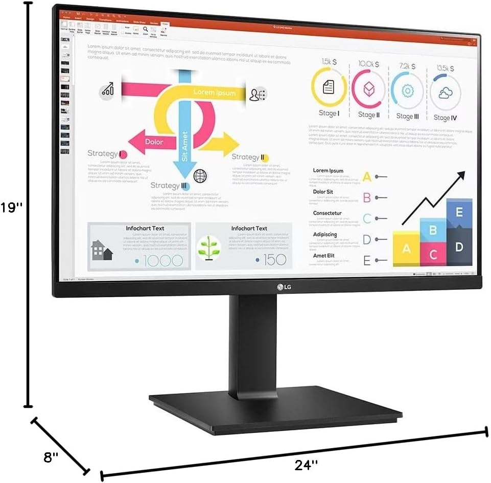 LG 24BP75Q-B 23.8" QHD IPS USB-C Monitor