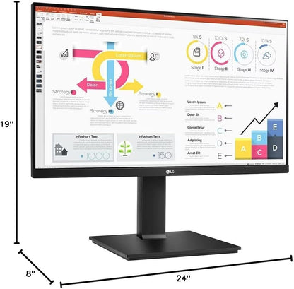 LG 24BP75Q-B 23.8" QHD IPS USB-C Monitor