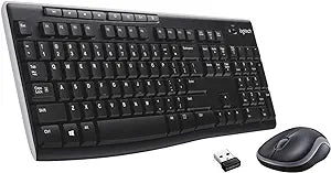 Logitech MK270 Wireless Keyboard and Mouse Combo Black — main product image