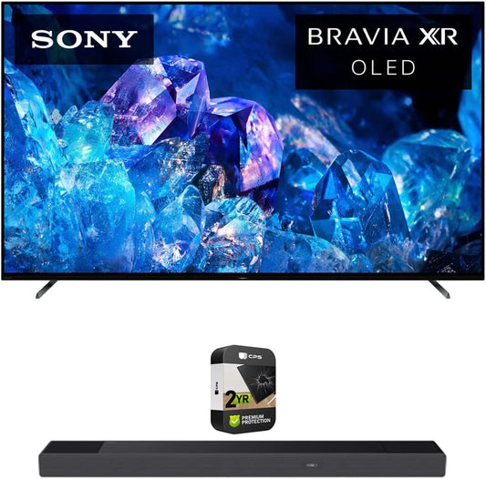 Sony XR55A80K 55" OLED TV Bundle with Atmos Soundbar