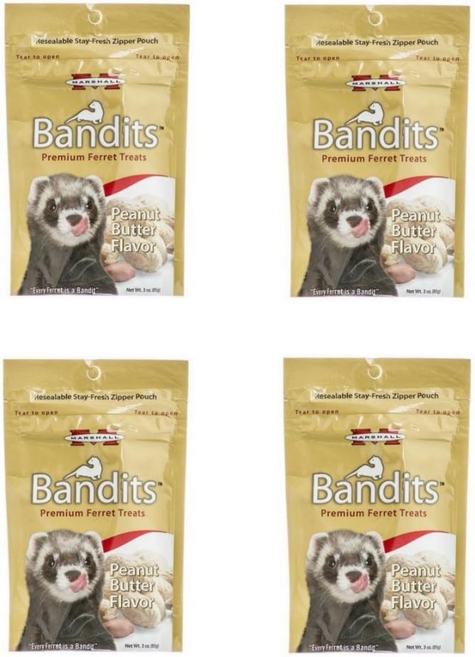 Marshall FD-386 Bandits Ferret Treats Peanut Butter (4-Pack) — main product image