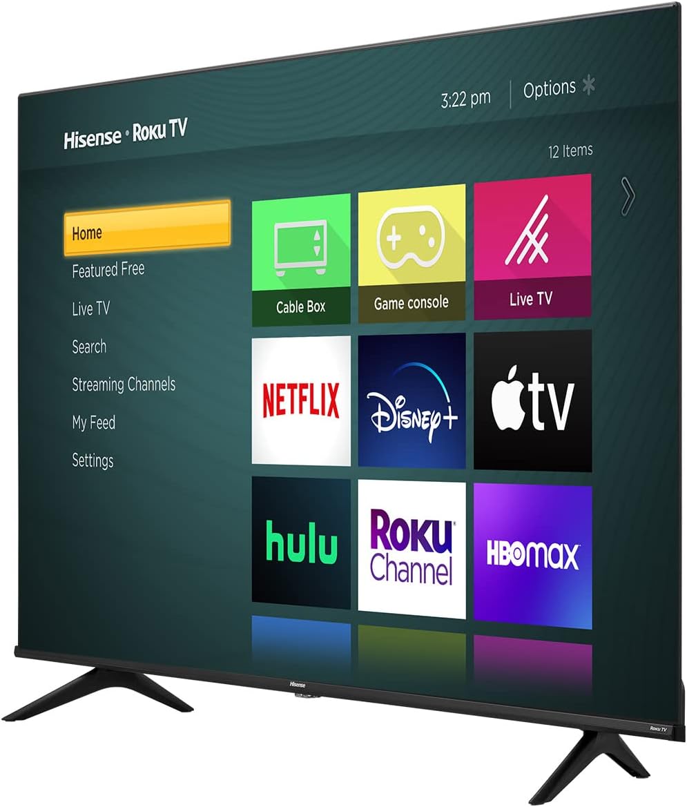 Hisense 43R6090G 43-Inch 4K Roku Smart TV Alexa Compatible
