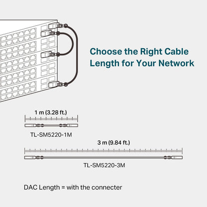 TP-Link TL-SM5220-3M 10G SFP+ DAC Cable 3 Meter