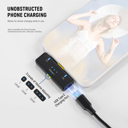 Neewer 21000097 Wireless Lavalier Microphone USB-C