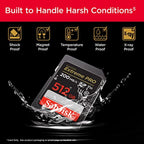 SanDisk SDSDXXD-512G-GN4IN 512GB Extreme PRO SD Card
