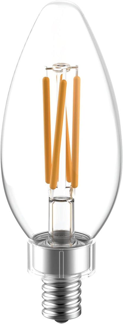 GE 31879 Reveal LED Candle Light Bulbs 60W 2-Pack