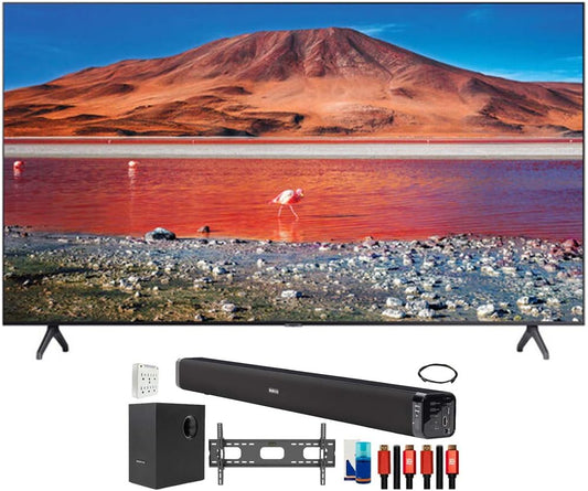 Samsung E10SAMUN82TU6950 82" 4K UHD Smart TV Bundle