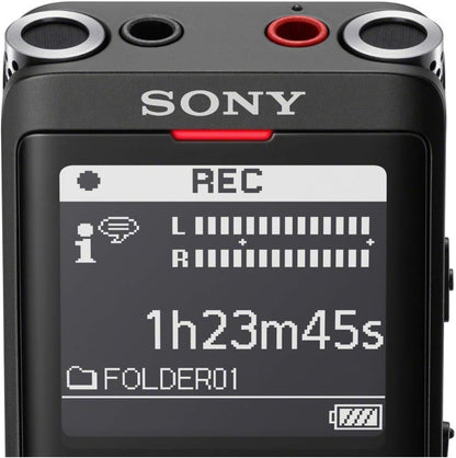 Sony ICDUX570BLK Digital Voice Recorder: USB, Black