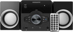 Magnavox MM442 3-Piece CD Shelf System Bluetooth Black
