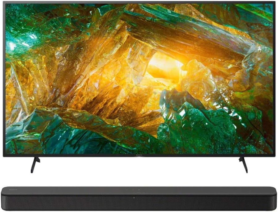 Sony XBR 65X800H 65-Inch 4K TV Soundbar Bundle