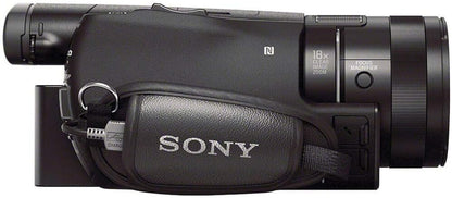 Sony FDRAX100/B 4K Camcorder - 3.5" LCD, Black