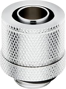 Corsair CX-9051001-WW Hydro X Series XF Compression Fitting - Chrome - 4 Pack