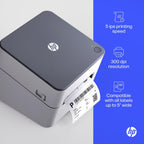 HP HPKE30-PARENT Direct Thermal Label Printer - 300 DPI, Ethernet