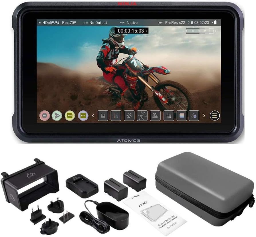 Atomos Ninja V Recorder Kit: 4K HDR Monitor Bundle