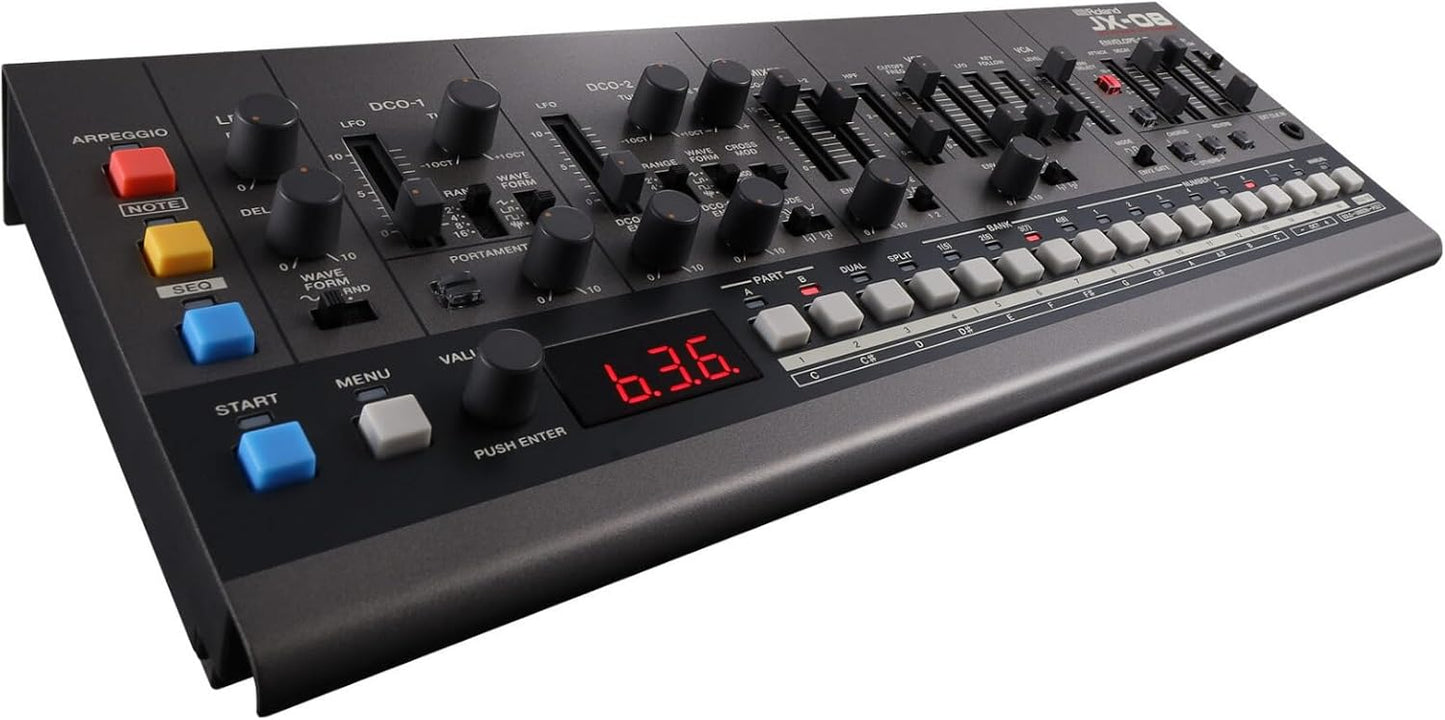 Roland JX-08 Tabletop Synthesizer - Boutique Series, Iconic Sound
