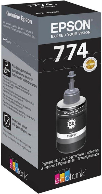 Epson T774120 EcoTank 774 Black Ink Bottle Original