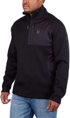 Spyder Gait Half Zip Pullover Jacket Black