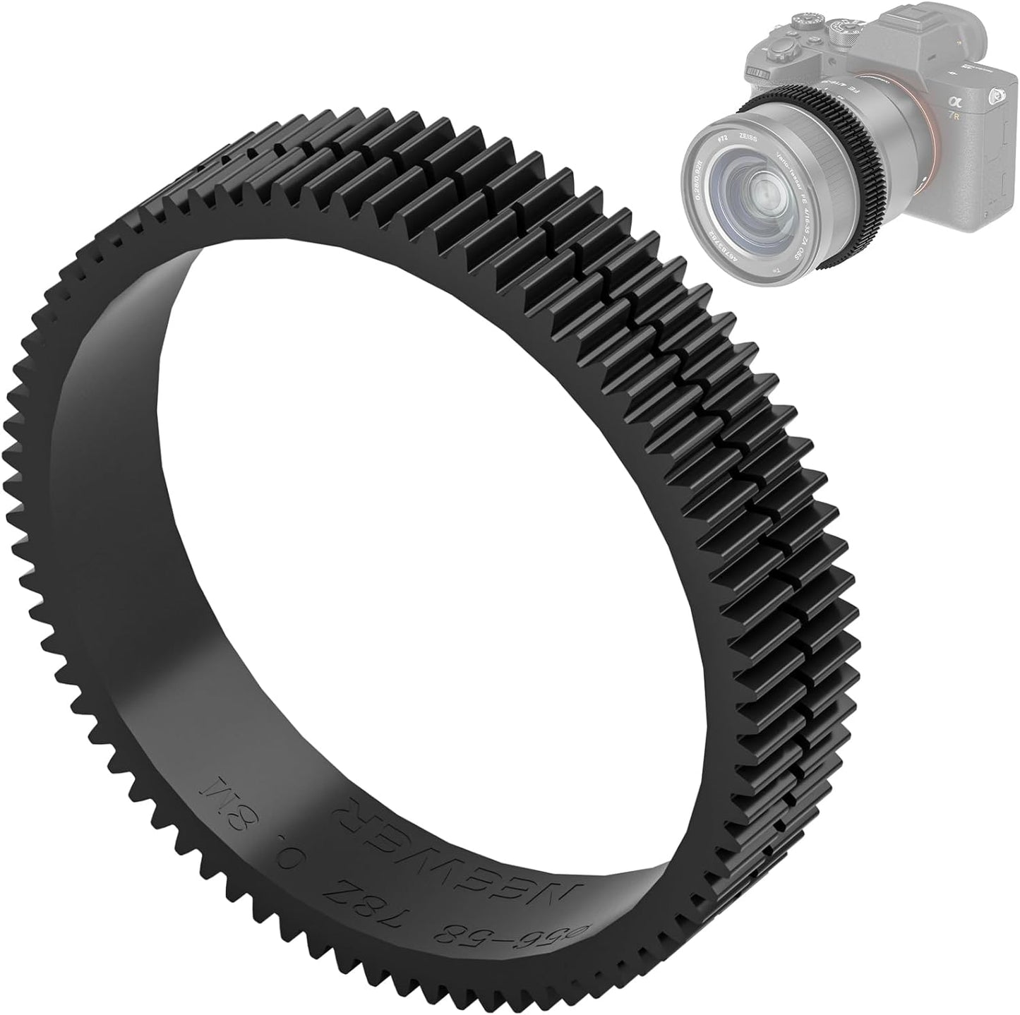 Neewer PG008 Seamless Follow Focus Gear Ring for 56-58mm Lens