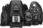 Nikon D5300 24.2MP Digital SLR Camera Body - Black