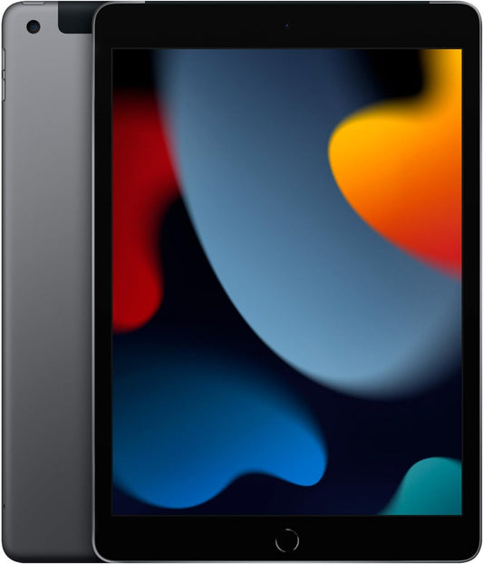 Apple iPad 10.2" (9th Gen) - 64GB, Wi-Fi + Cellular (Renewed)