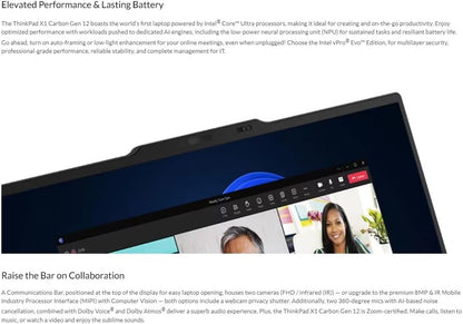 Lenovo 21KC ThinkPad X1 Carbon Gen 12 - 14" OLED, Ultra 7, 64GB RAM, 2TB SSD