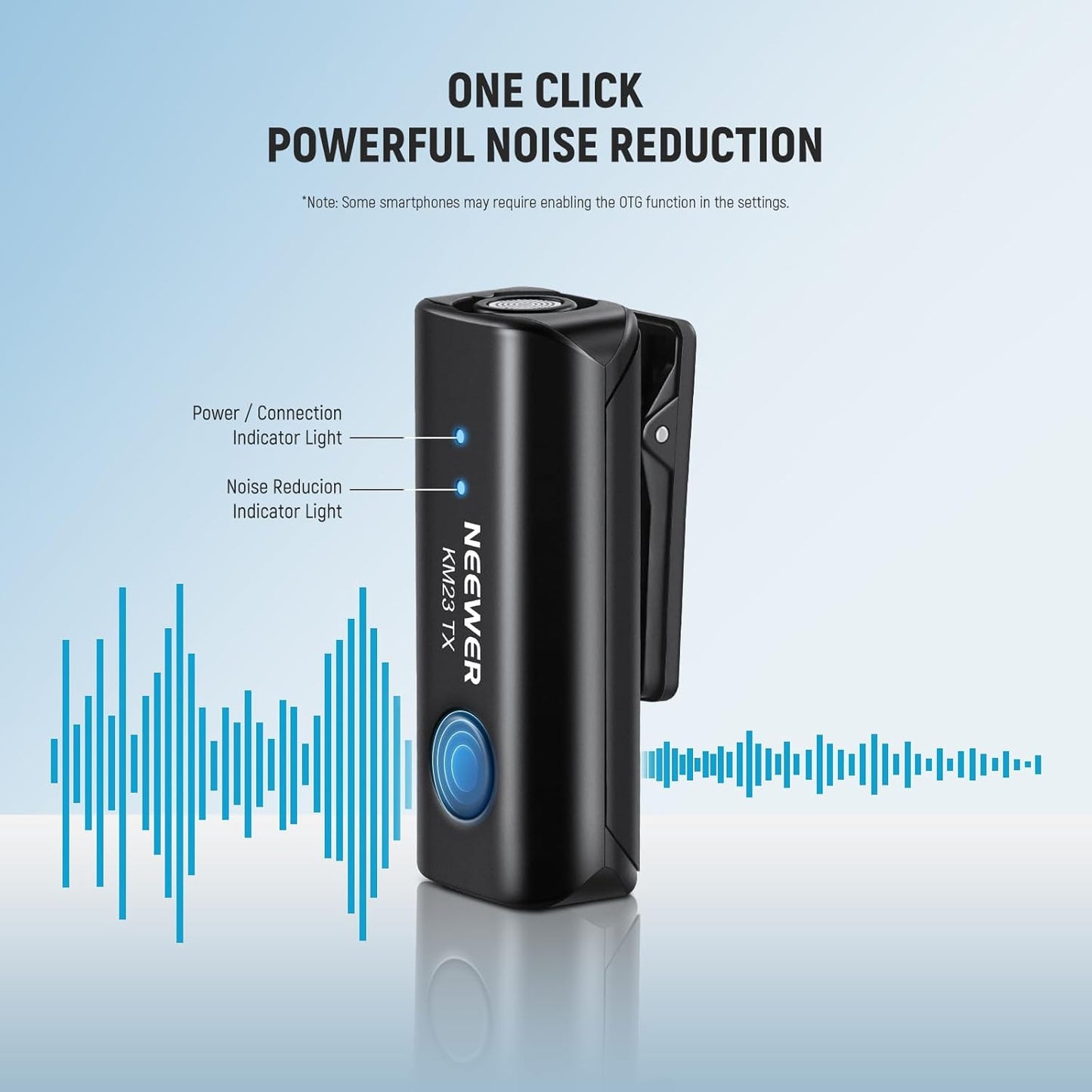 Neewer 21000097 Wireless Lavalier Microphone USB-C