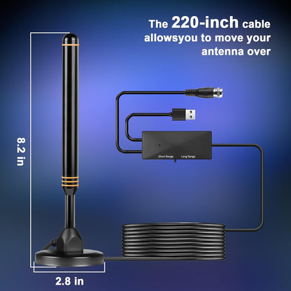 RCA TV Antenna Indoor 400+ Mile Range HD