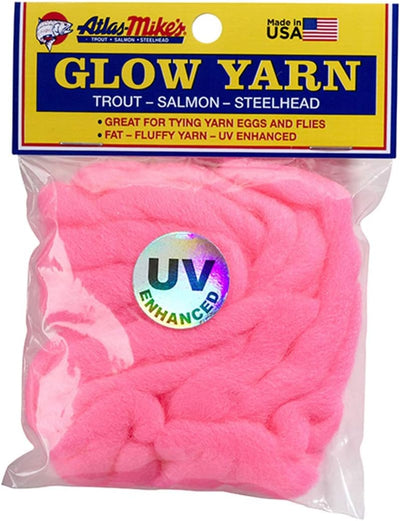 Atlas UV Glow Yarn Fishing Lure Egg Fly Tying
